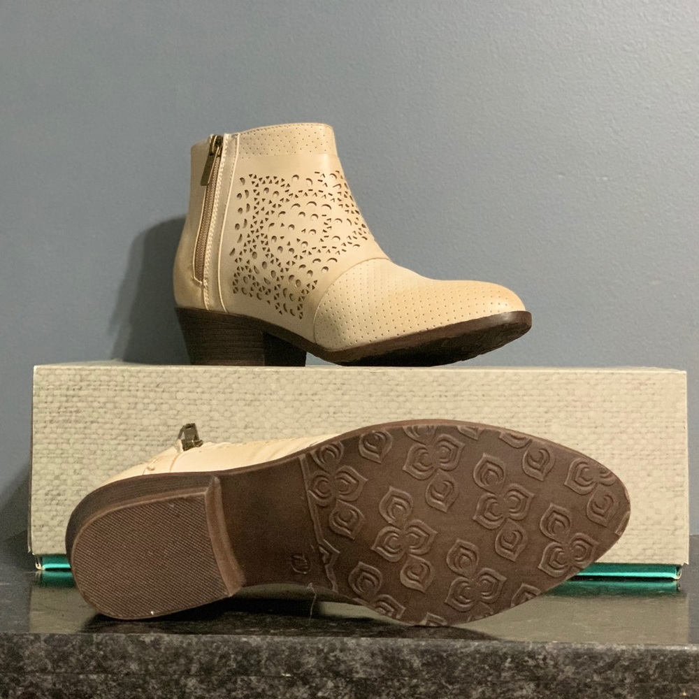 Maurices taupe booties